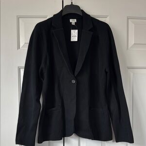 Classic Black Women's sweater Blazer - J. Crew